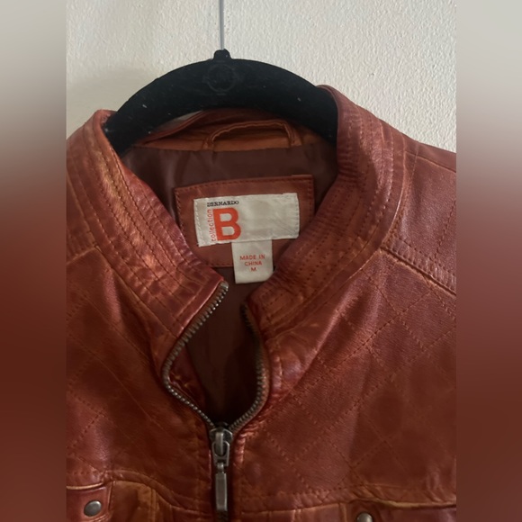 Vintage Bernardo Collection Brown Leather Jacket - Picture 2 of 12